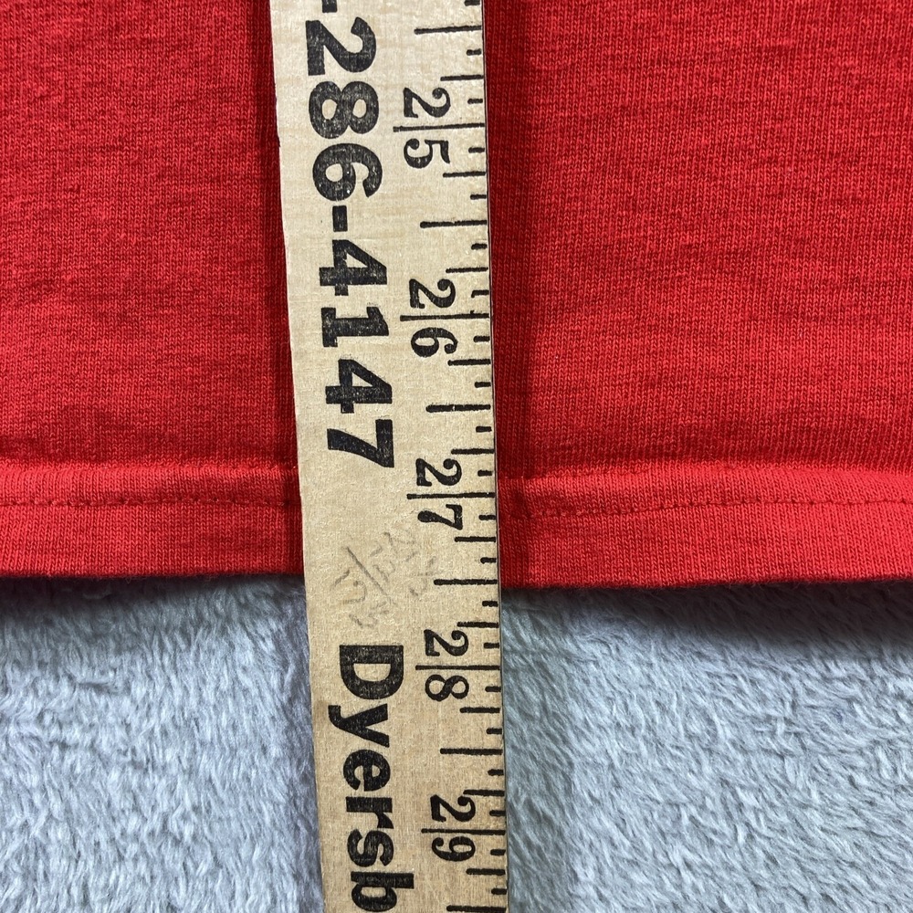 Washington DC Shirt Adult XL Red Spell Out Graphic Tee Casual Short Sleeve - Picture 9 of 13